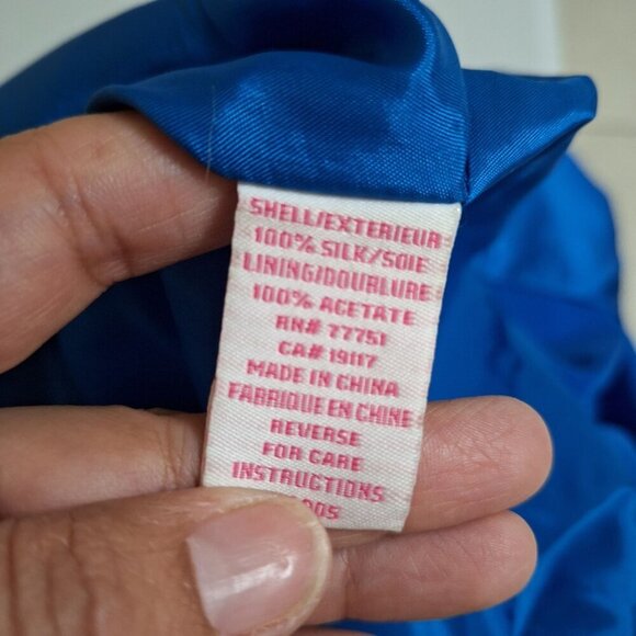 Betsey Johnson Womens Teal & Blue Ombre Silk Halter Maxi Dress Size‎ 0 Mermaid - Picture 5 of 16